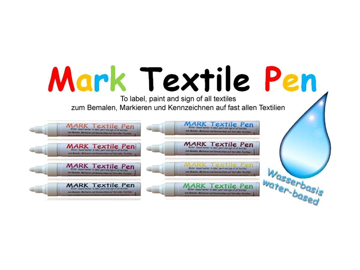 Mark Textile Pen – Resistente al lavado
