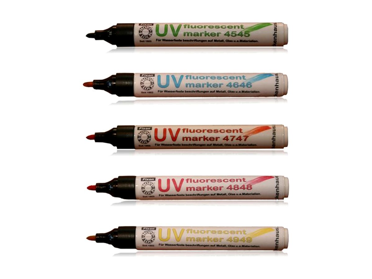 Marcador fluorescente UV