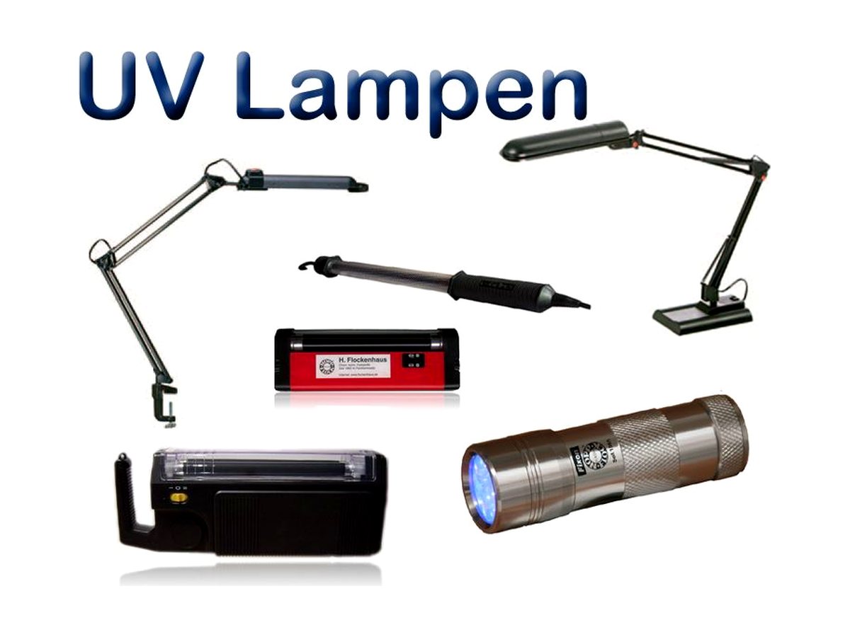 Lámparas UV de luz negra