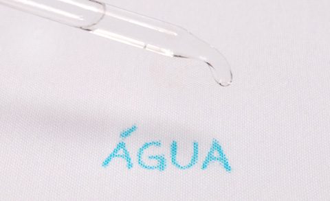 Marking on the fabric