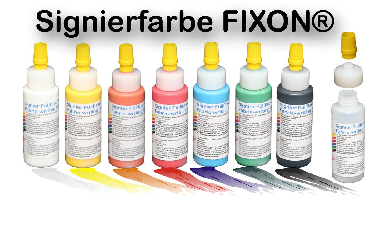 Flacone scrivente riempibile FIXON con componenti