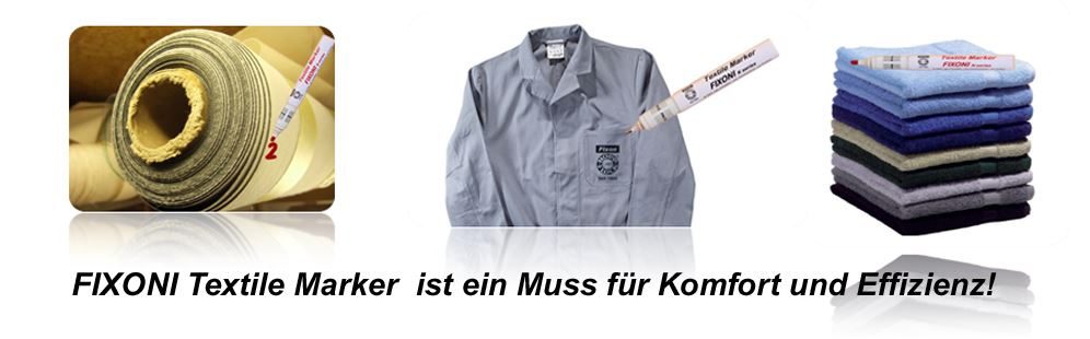 Effizienz des FIXONI Textile Marker