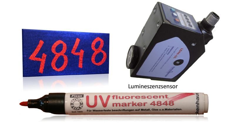 UV Fluorescent Lumineszenzsensor-Marker