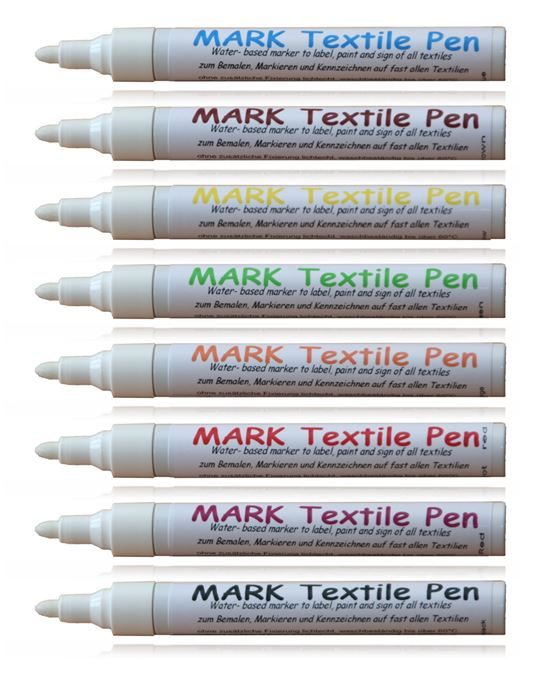 Mark Textile Pen in verschiedenen Farben
