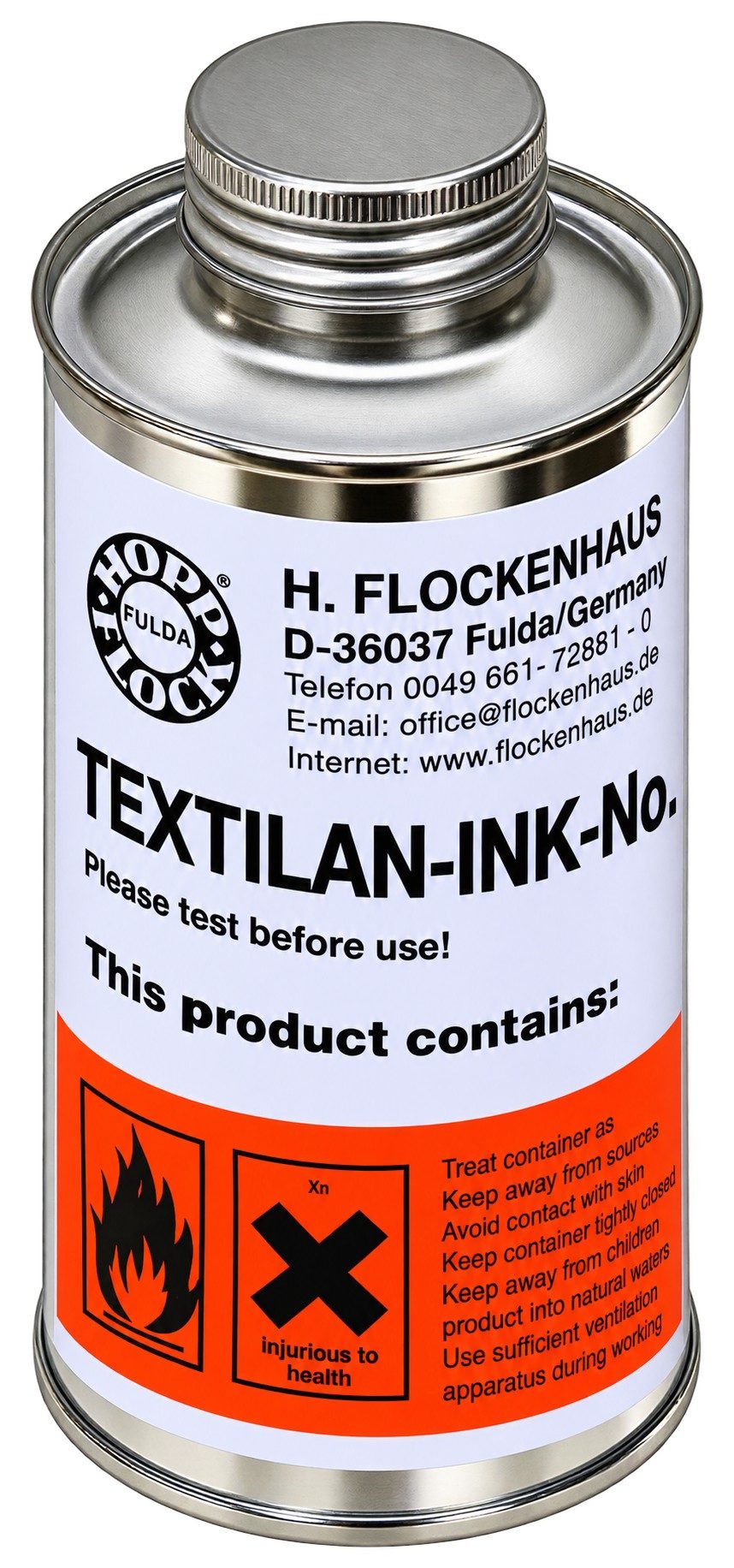 Latta di Textilan Ink di H. Flockenhaus, Fulda