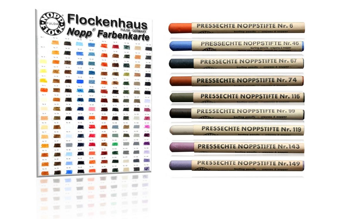 Noppstifte in verschiedenen Farben