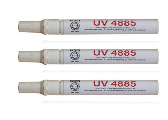 UV-Markierung mit Tinte 4885