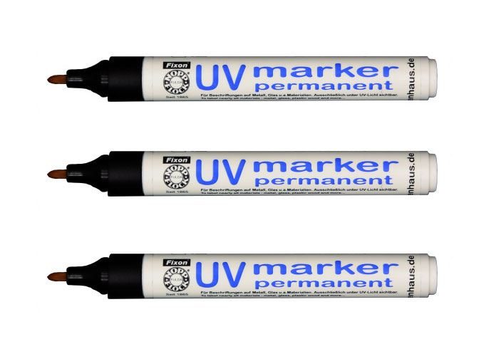 UV Permanent Marker, Detailansicht