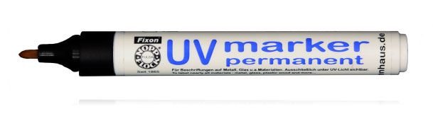 Marcatori permanenti UV e flacone con pompa