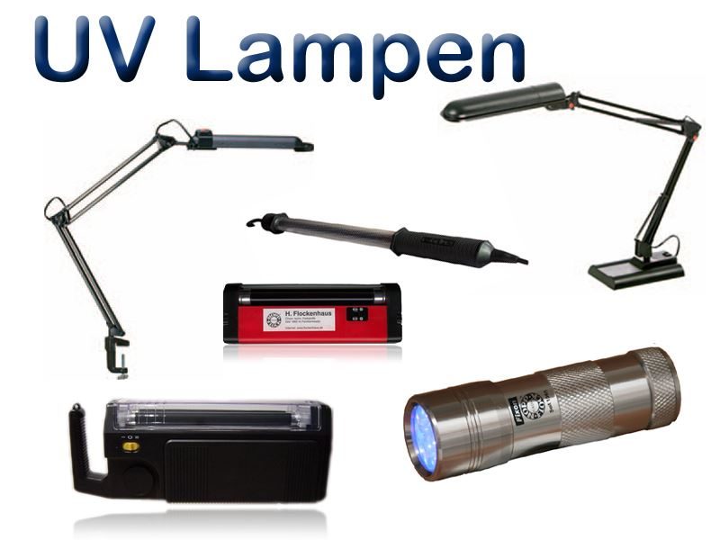 Selezione di lampade UV