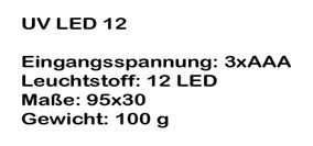 UV-LED-Lampe im Einsatz
