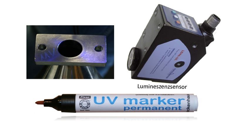 UV-Lumineszenzsensor-Marker
