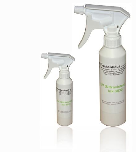 UV-Tinte 3633 – Pumpflasche mit Zerstäuber